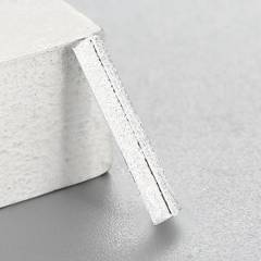 925 Sterling Silver 15*2mm Square Tube Beads