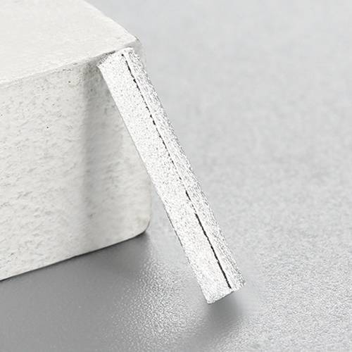 925 Sterling Silver 15*2mm Square Tube Beads