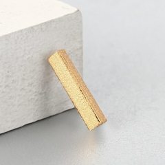 925 Sterling Silver 10*2mm Square Tube Beads