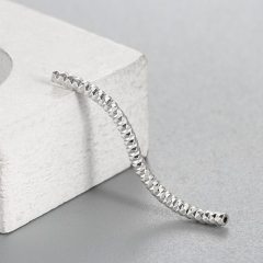 925 Sterling Silver Cutting Long Curved Tubes