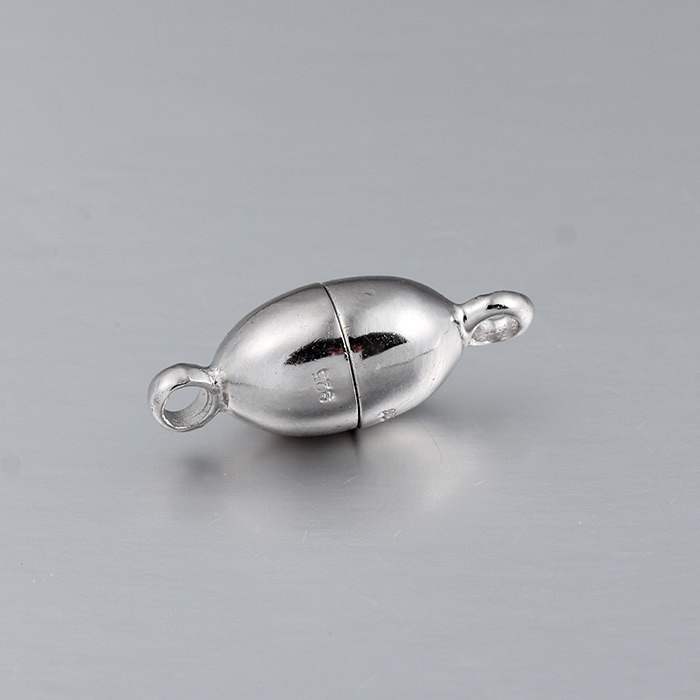 925 Sterling Silver Oval Magnetic Clasps