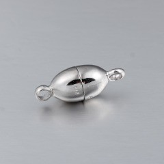 925 Sterling Silver Oval Magnetic Clasps