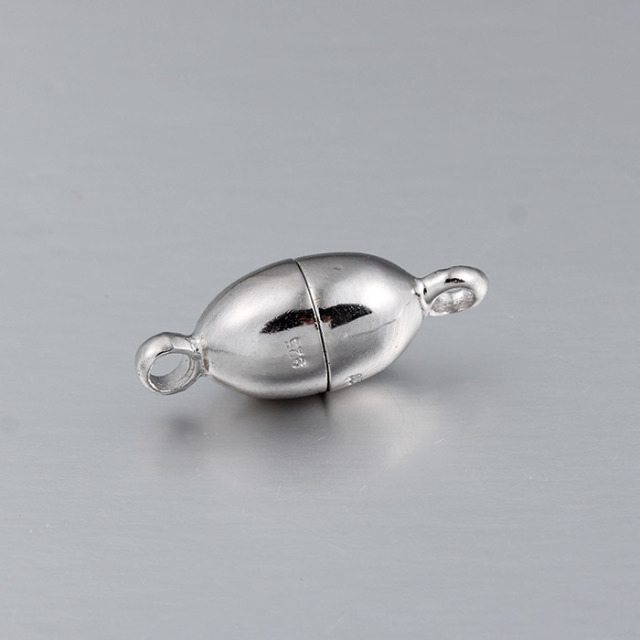 925 Sterling Silver Oval Magnetic Clasps