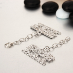 925 Sterling Silver Special Lobster Claw Clasp And Extender Chain