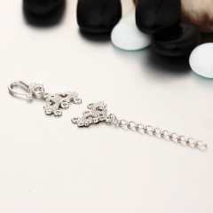 925 Sterling Silver Lobster Claw Clasp And Extender Chain