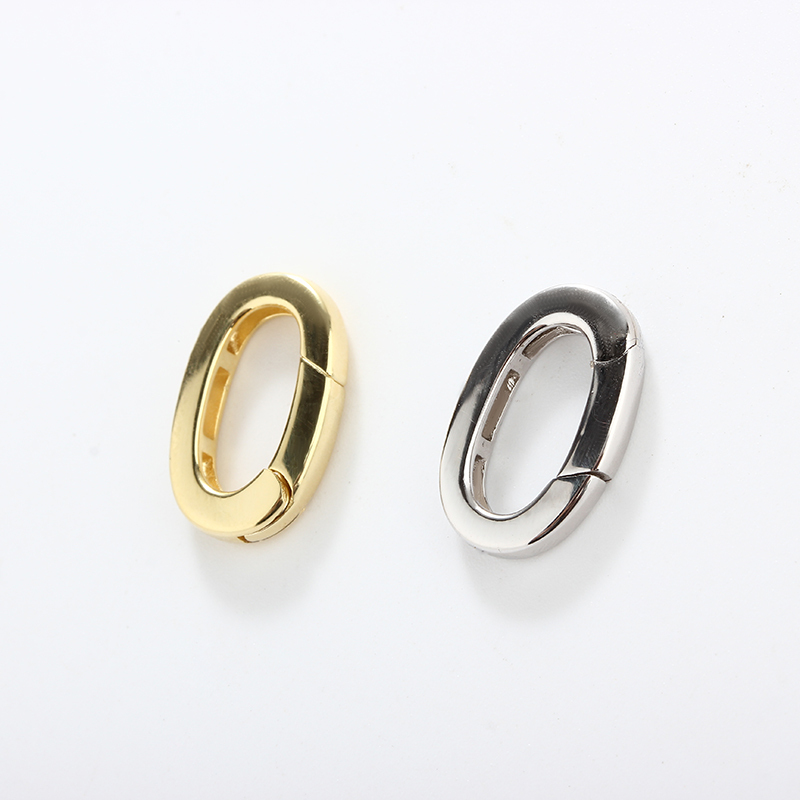 925 Sterling Silver Oval Link Clasp