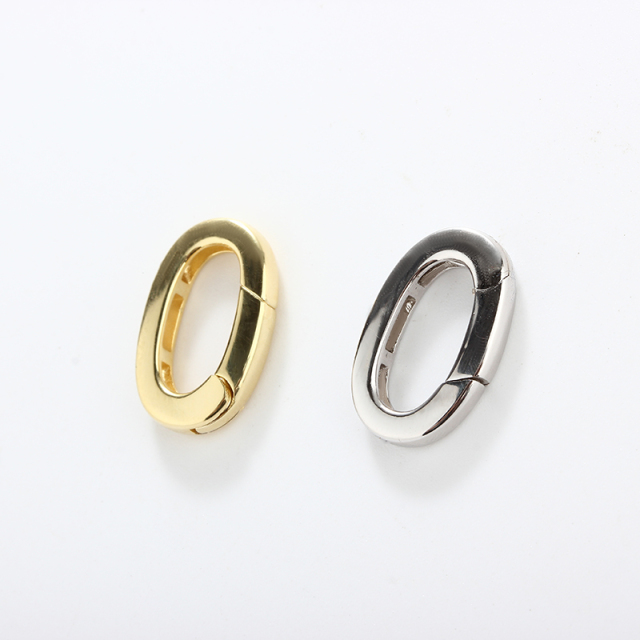 925 Sterling Silver Oval Link Clasp