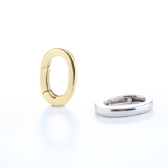 925 Sterling Silver Oval Link Clasp