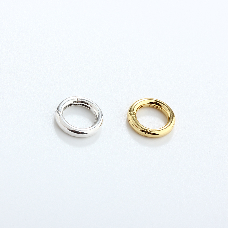 925 Sterling Silver 2.0*12Mm Round Clasp