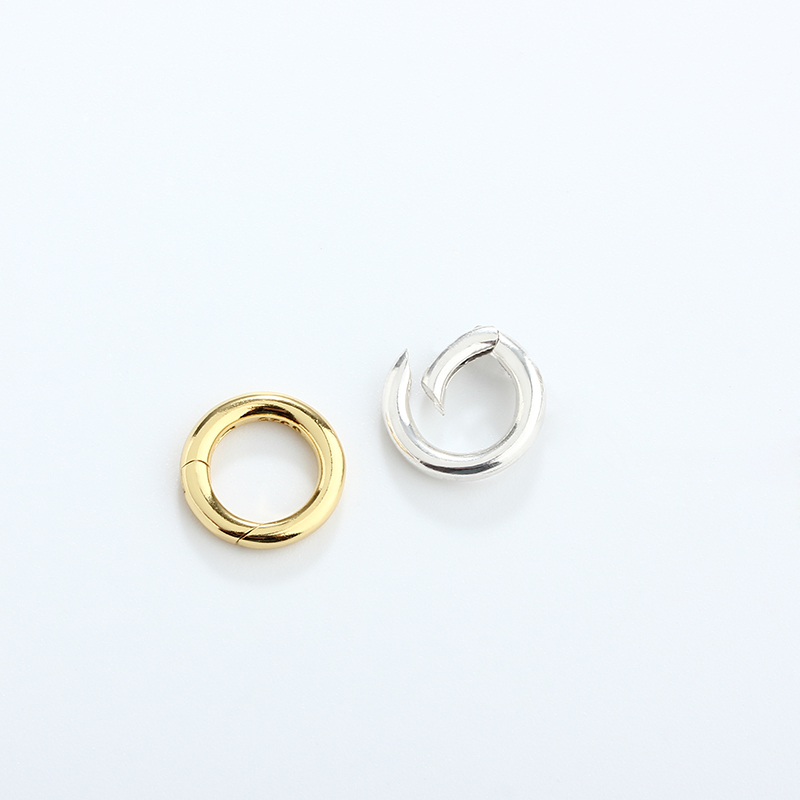 925 Sterling Silver 2.0*12Mm Round Clasp