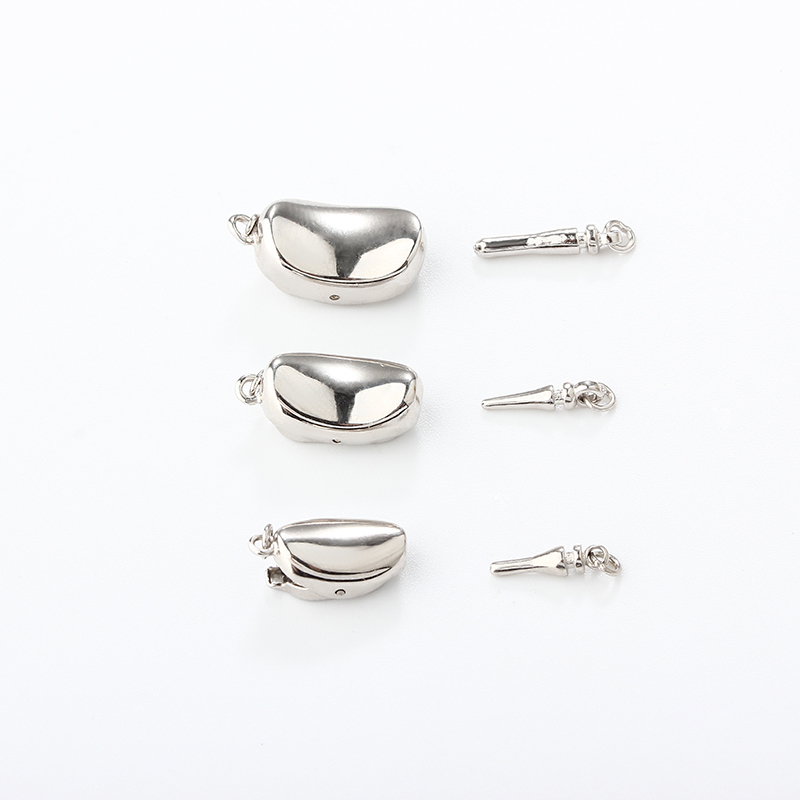 925 Sterling Silver Bullet Key Clasp