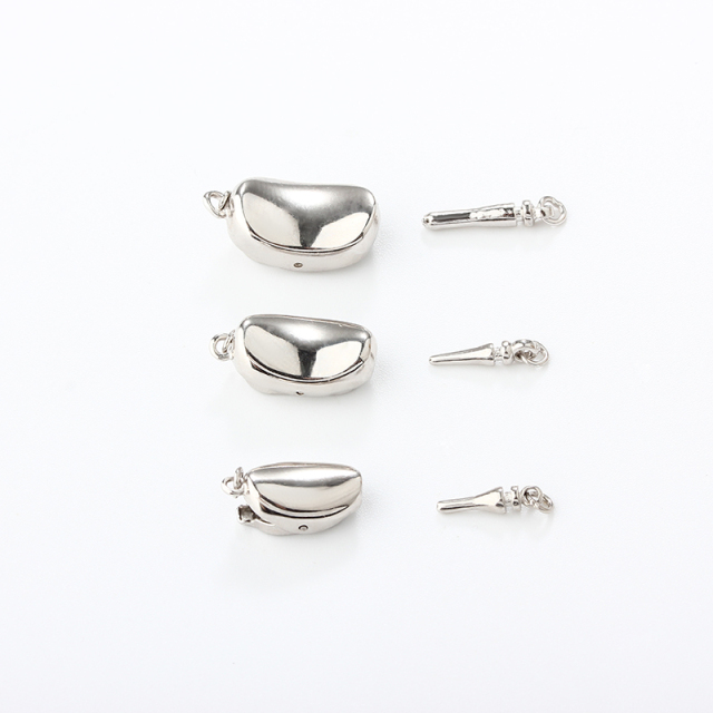 925 Sterling Silver Bullet Key Clasp