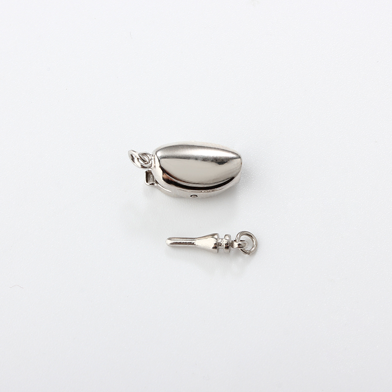 925 Sterling Silver Bullet Key Clasp
