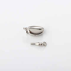 925 Sterling Silver Bullet Key Clasp