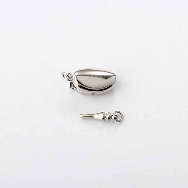 925 Sterling Silver Bullet Key Clasp