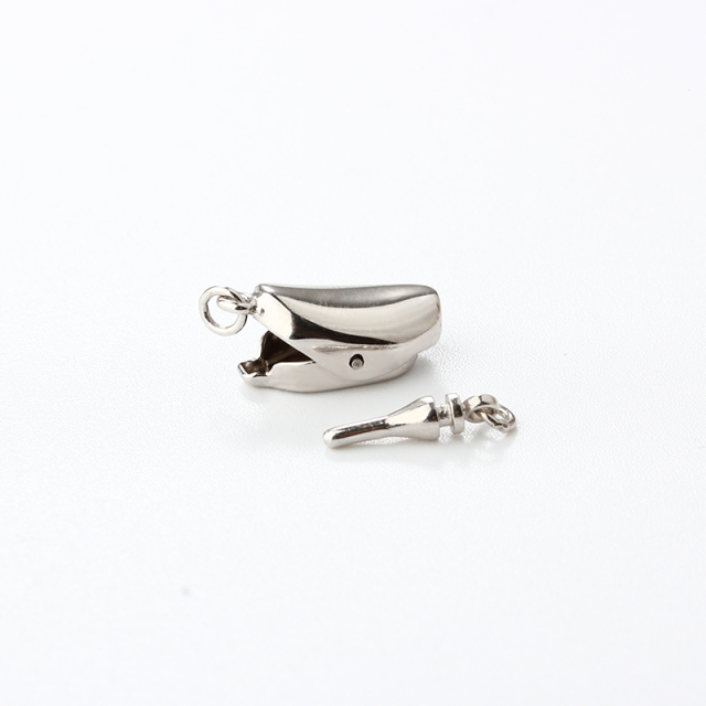 925 Sterling Silver Bullet Key Clasp