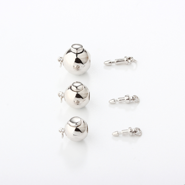 925 Sterling Silver Bullet Key Clasp