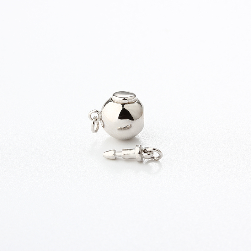 925 Sterling Silver Bullet Key Clasp