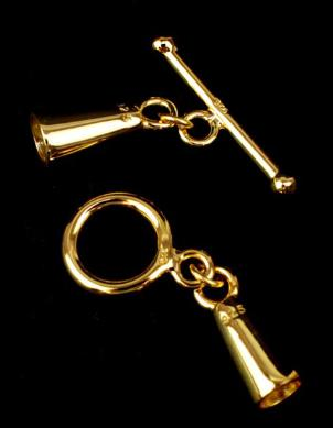 925 Sterling Silver Ot Toggle Clasp With Cup