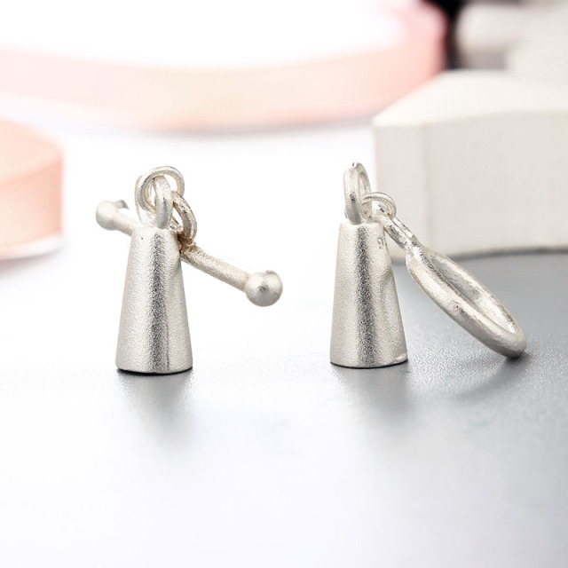 925 Sterling Silver Ot Toggle Clasp With Cup