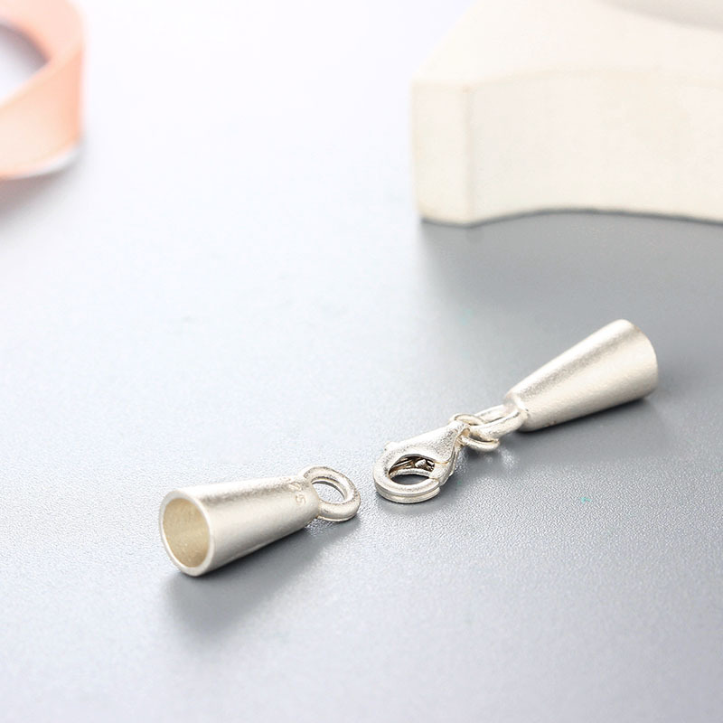 925 Sterling Silver Lobster Clasp With Cup
