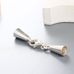 925 Sterling Silver Lobster Clasp With Cup