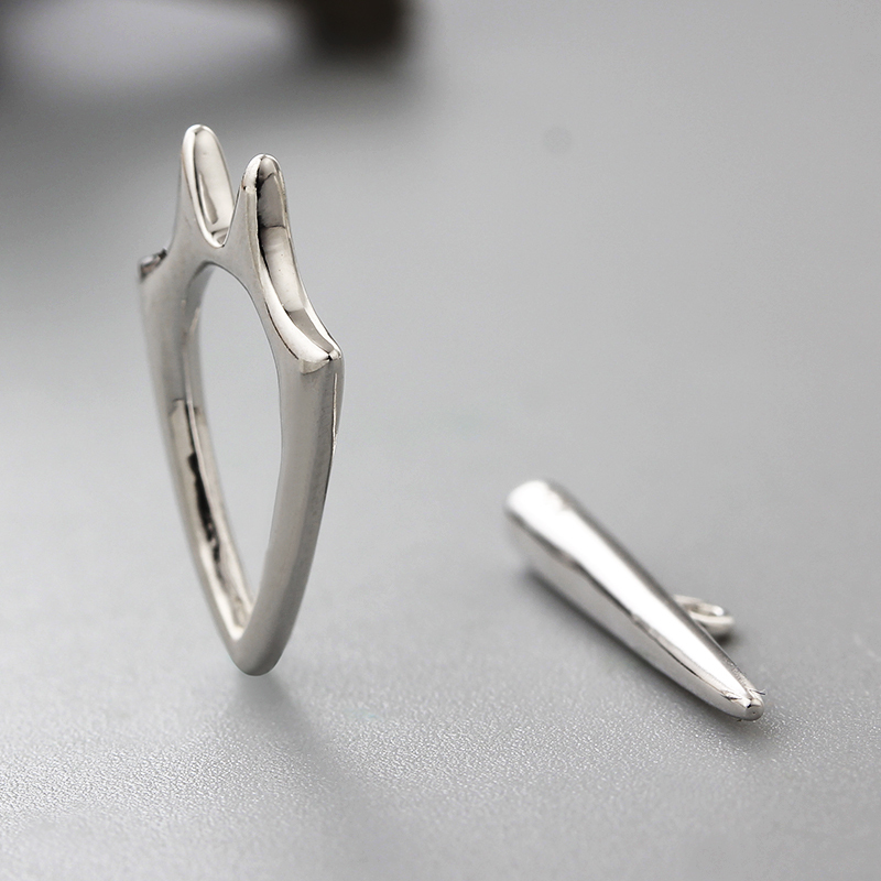 925 Sterling Silver Unique Modern  Clasps