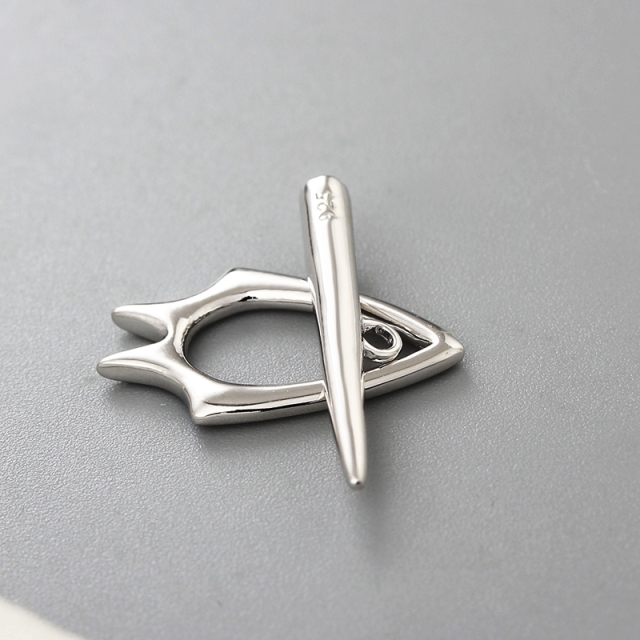 925 Sterling Silver Unique Modern  Clasps