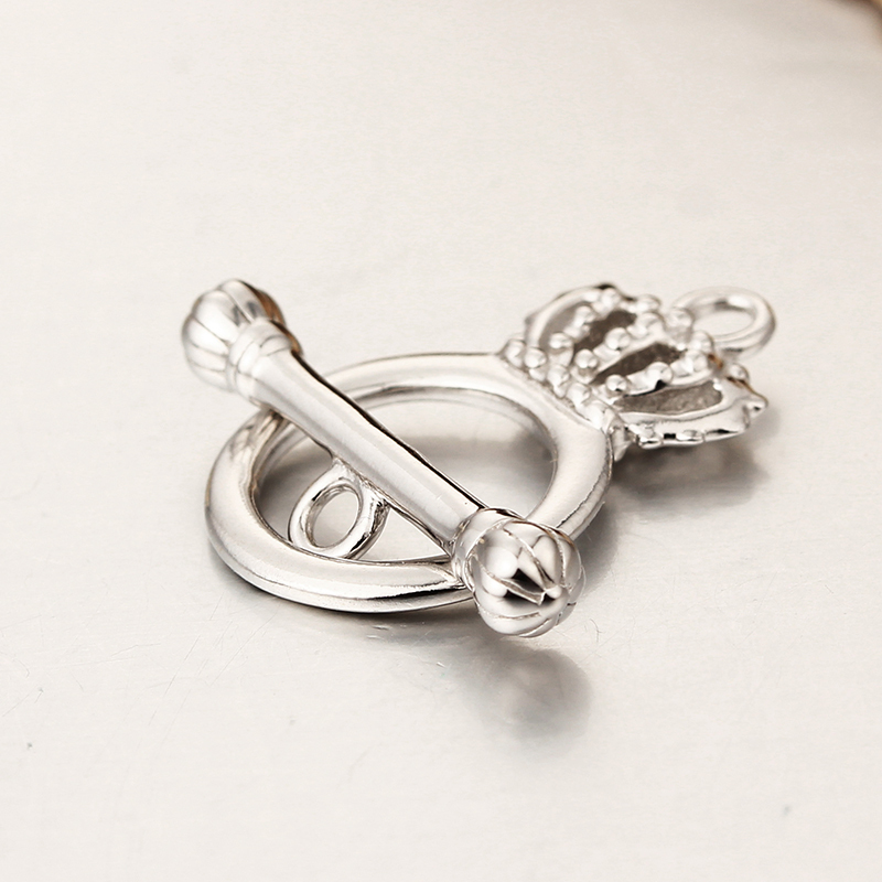 925 Sterling Silver Crown Ot Toggle Clasps