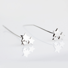 925 Sterling Silver Star Ball Pins