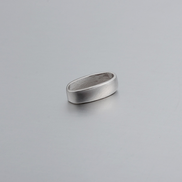 925 Sterling Silver Simple Oval Rings