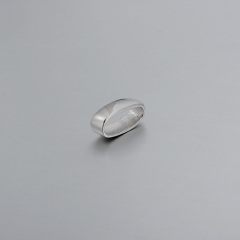 925 Sterling Silver Simple Oval Rings