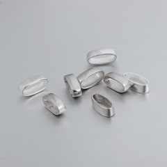 925 Sterling Silver Simple Oval Rings