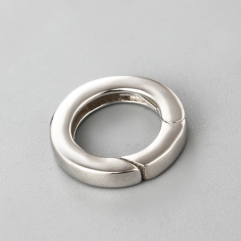 925 Sterling Silver Round Link Clasp