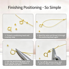 925 Sterling Silver Positioning Crimp Beads