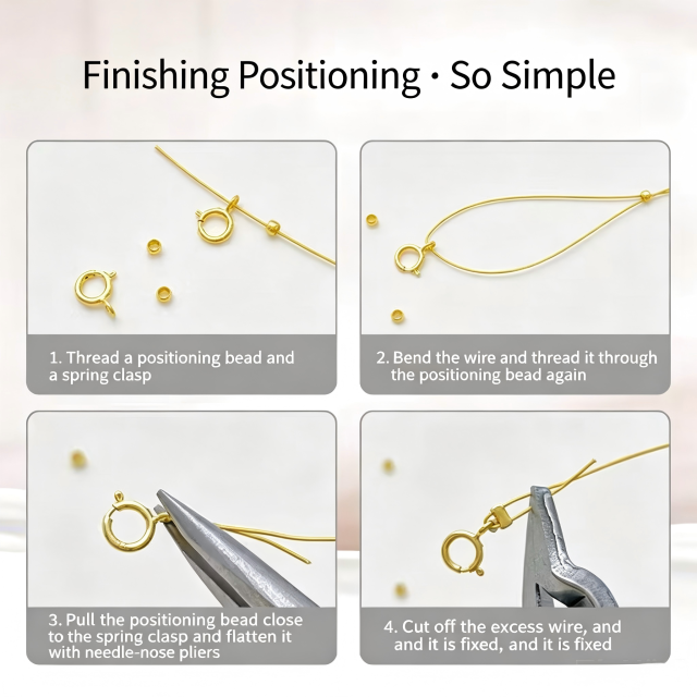 925 Sterling Silver Positioning Crimp Beads
