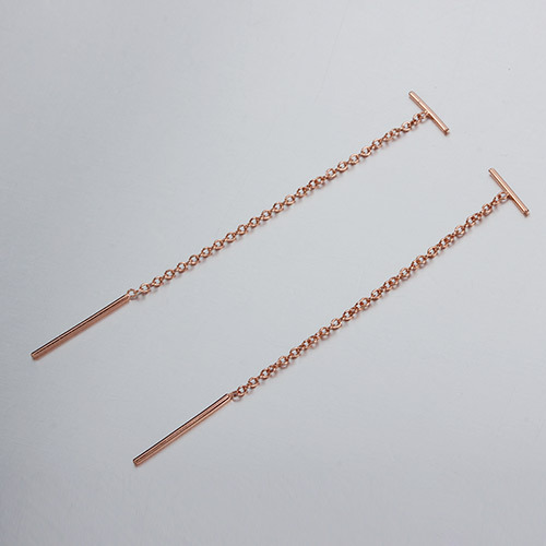 925 Sterling Silver T-Bar Threader Earring Findings