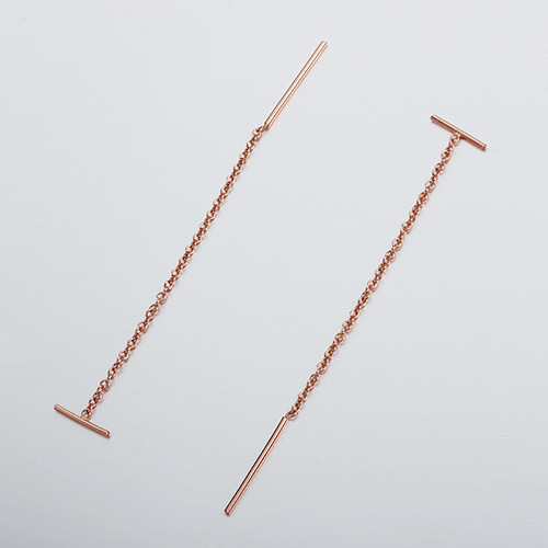 925 Sterling Silver T-Bar Threader Earring Findings