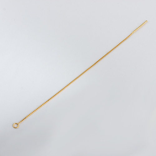 925 Sterling Silver Box Chain Ear Thread Findings