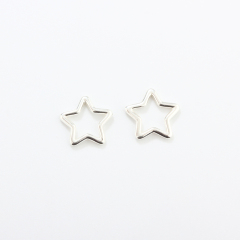 925 Sterling Silver 1.0*10mm Star Jump Ring