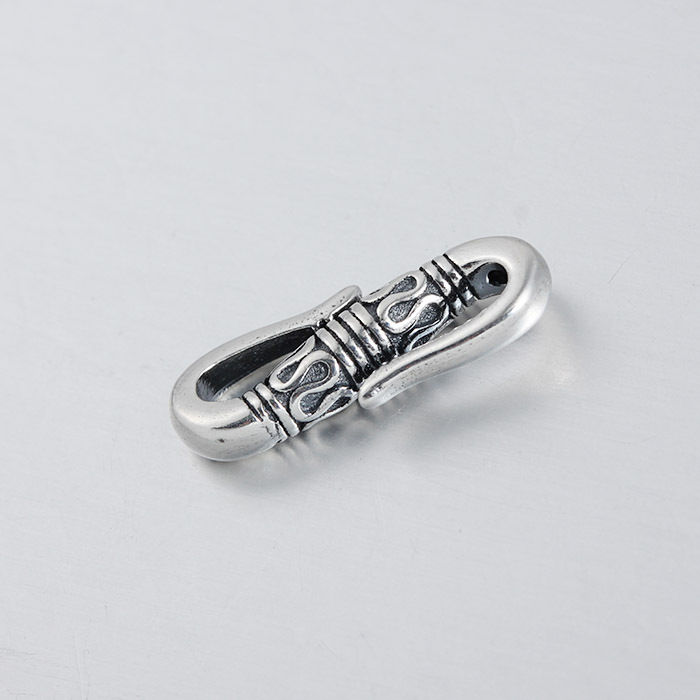 925 Sterling Silver Vintage Pattern S-Hook Clasp Findings