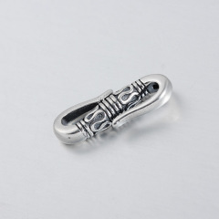 925 Sterling Silver Vintage Pattern S-Hook Clasp Findings