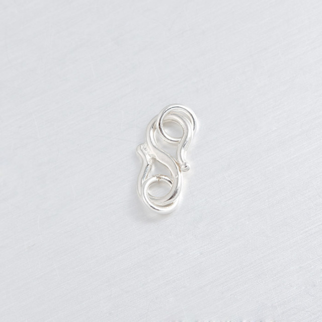925 Sterling Silver S-Shaped Hook Clasp
