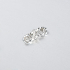 925 Sterling Silver S-Shaped Hook Clasp