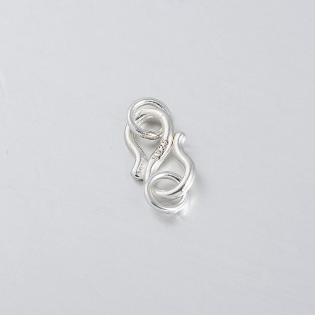 925 Sterling Silver S-Shaped Hook Clasp
