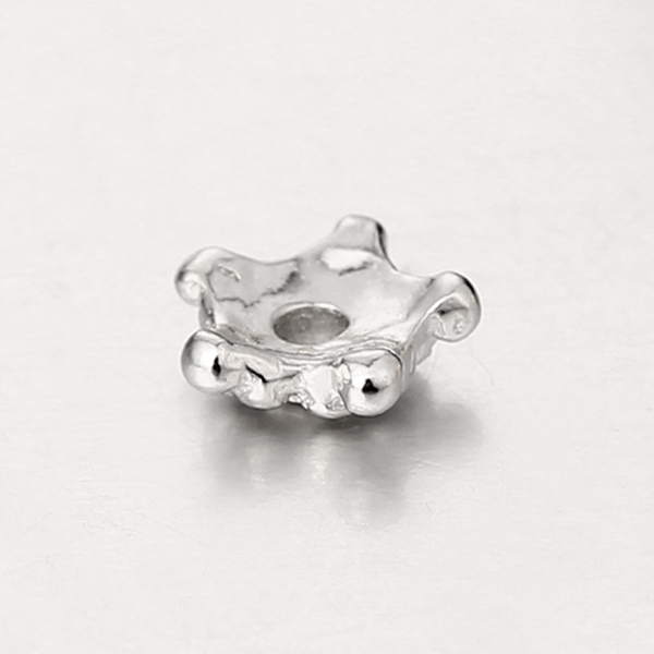 925 Sterling Silver Beautiful Flower Shape Beads