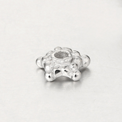 925 Sterling Silver Beautiful Flower Shape Beads