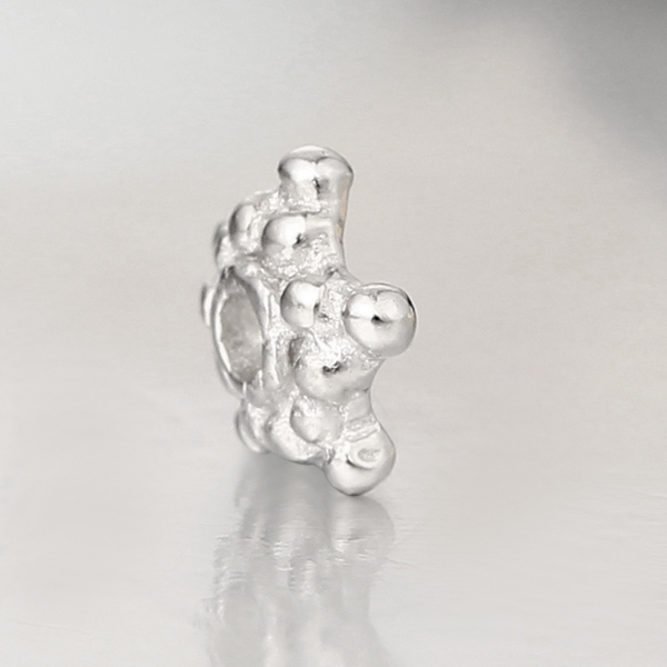 925 Sterling Silver Beautiful Flower Shape Beads