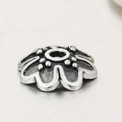 925 Sterling Silver Flower Shape Spacer