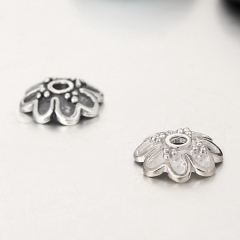 925 Sterling Silver Flower Shape Spacer